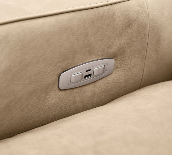 Westlake Leather Reversible Power Reclining Sectional (121") 4