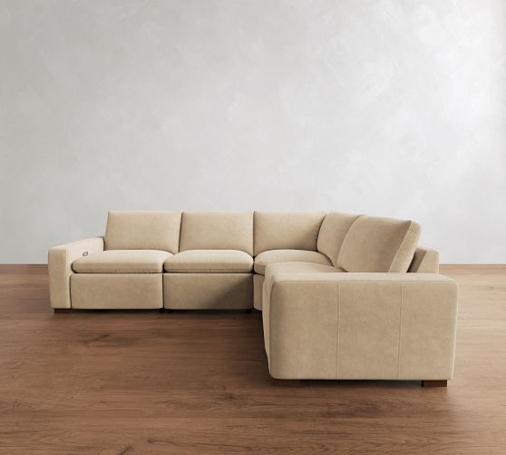 Westlake Leather Reversible Power Reclining Sectional (121") 5