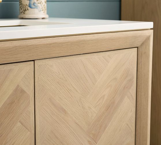 Blair Herringbone 64" Double Sink Vanity 3