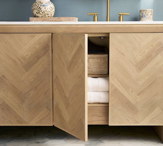 Blair Herringbone 64" Double Sink Vanity 4