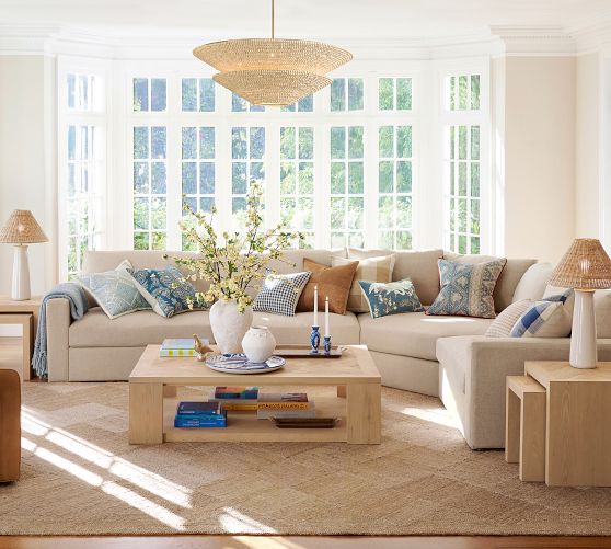 Westwood Square Arm 4-Piece Wedge Sectional (155")