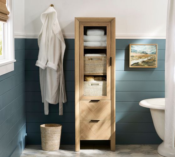 Blair Herringbone Storage Cabinet